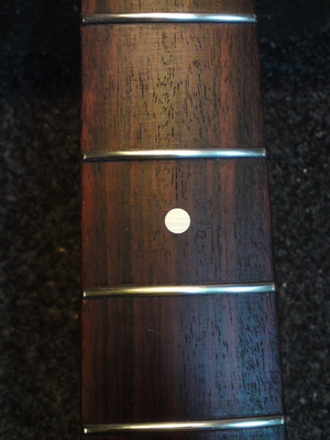 Refretted Maton neck. 