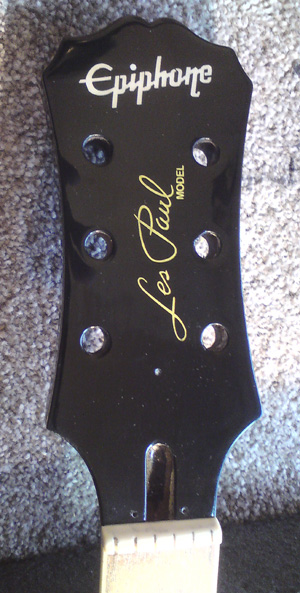 Repaired Epiphone Les Paul (after)
