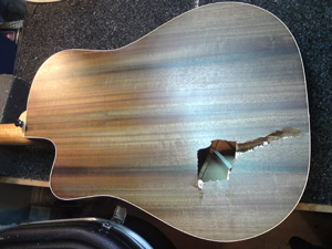 Maton back damage. 